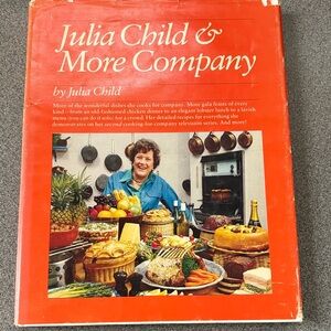 Julia Child & More Company Cookbook - Red Cover